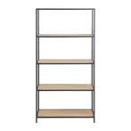 *WOONWINKEL* Boekenkast Met 5 Houten Planken, Verzenden, Nieuw