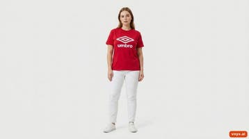 Umbro T-shirts Dames maat M Rood Vintage, Ophalen of Verzenden, Nieuw