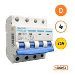 Gacia installatieautomaat 3P+N D25 10KA - PB8H-3ND25, Ophalen of Verzenden, Nieuw