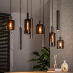 *WOONWINKEL* Hanglamp Met Cilindervormige Glazen, Verzenden, Nieuw