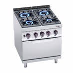 GGM Gastro | Gasfornuis - Lorenzo 900 - 800x900mm - 34,5 kW, Verzenden