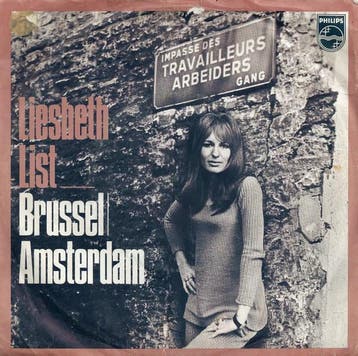 vinyl single 7 inch - Liesbeth List - Brussel, Cd's en Dvd's, Vinyl Singles, Verzenden, Zo goed als nieuw, 7 inch, Nederlandstalig