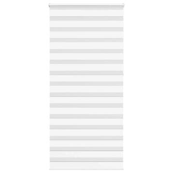 vidaXL Zebra rolgordijn 110x230 cm stofbreedte 105,9cm, Verzenden, Nieuw, Wit