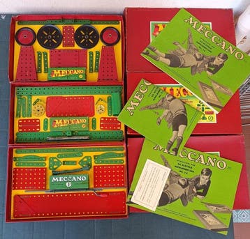 Meccano - Blikken speelgoed - Outfit No.3A - 4A e 5A. -