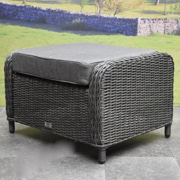 Toscane Bilbao premium voetenbank 60x74xH47 cm antraciet, Ophalen of Verzenden, Nieuw