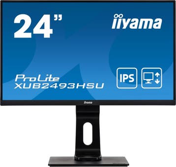 Iiyama ProLite XUB2493HSU 24 Full HD IPS HDMI Monitor + 2, Computers en Software, Monitoren, Ophalen of Verzenden, Nieuw