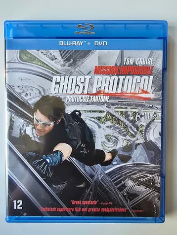 MISSION: IMPOSSIBLE 4 GHOST PROTOCOL (BLURAY), Cd's en Dvd's, Blu-ray, Verzenden, Gebruikt