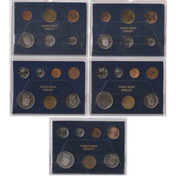 Nederland. Juliana. FDC jaarsets 1976, 1977, 1978, 1979 &