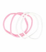 Haarband Sport 1cm - Endless Elastiek - Nylon - Roze Wit -, Nieuw