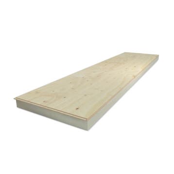 PIR + Underlayment 4TG 2440x600x50+18mm Rd:2.27 (=1,46 mÂ²), Nieuw, Hardschuim (Pir), Minder dan 5 m², Dakisolatie