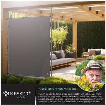 Klemluifel - Balkon luifel - Verticale luifel - 150x310 cm -, Verzenden, Zo goed als nieuw