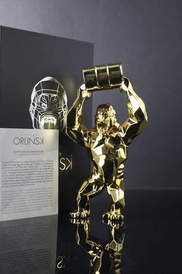 Richard Orlinski (1966) - Kong Oil Spirit Gold