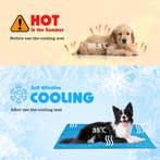 Koelmat Hond & Kat - 70x110 cm - XL - Blauw - Nobleza, Dieren en Toebehoren, Verzenden, Zo goed als nieuw