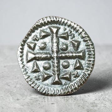 . Hongarije, Europa, middeleeuws King Béla II The Blind, Postzegels en Munten
