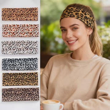 Elastische Dames Haarband met Panterprint - Stijlvol & Comfo, Verzenden, Nieuw