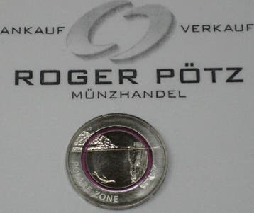 25 Euro 2021 Brd 5 x 5 Euro bfr polare Zone mit violettem..., Verzenden