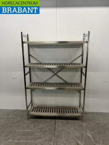 RVS Opbergrek Rek Stelling 120 x 40 x 180.5 cm Horeca, Ophalen of Verzenden, Nieuw zonder verpakking