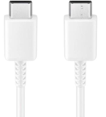Samsung - USB-C naar USB-C kabel - 1m - EP-DA705 - Wit, Verzenden, Nieuw