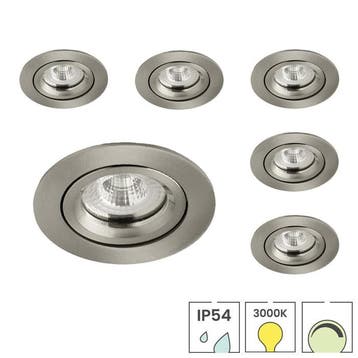 Set van 6 LED downlighters | Inbouw | 5 watt dimbaar |, Verzenden, Nieuw, Overige fittingen