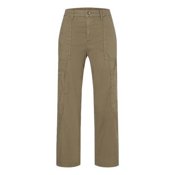 MAC • groene cargo broek Cari • 38, Kleding | Dames, Maat 38/40 (M), Verzenden, MAC, Nieuw