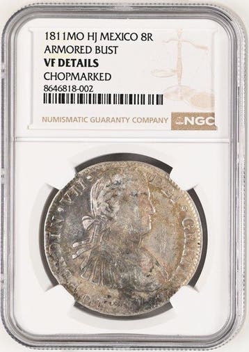 Spanje. Fernando VII. 8 Reales 1811 Mexico HJ (Zonder