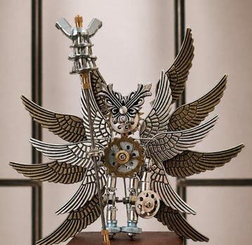 Decoratief ornament - Metal Wing Decor