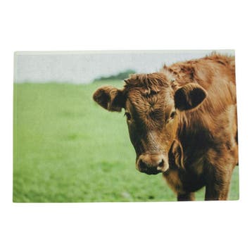 Deurmat Zwitserse Koe in de wei 75x50cm, Verzenden, Nieuw