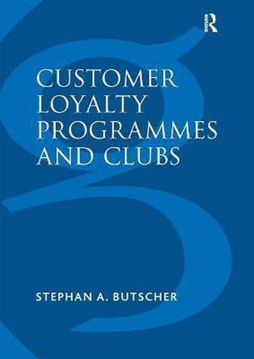 Customer Loyalty Programmes and Clubs - Butscher, Verzenden, Zo goed als nieuw, Butscher
