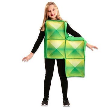 Tetris kostuum groen kind, Hobby en Vrije tijd, Verzenden, Nieuw, Feestartikel