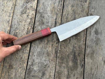 Keukenmes - Handgemaakt chefmes, speciaal Japans staal,