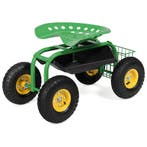 Trendmix Verrijdbare Werk Tuinstoel met 360° Draaibare, Tuin en Terras, Hand-tuingereedschap, Ophalen of Verzenden, Nieuw