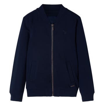 vidaXL Kindervest met rits 116 marineblauw, Verzenden, Nieuw