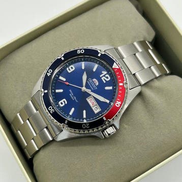 Orient - Mako - Automatic Diver - 200m - Pepsi Bezel -, Nieuw