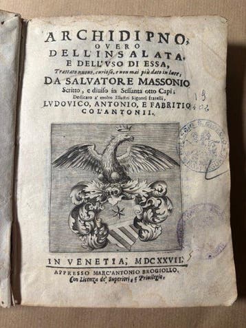 Salvatore Massonio (1559-1629) - Archidipno, overo