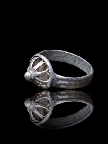 Stunning Merovinisch Gaul Silver Ring