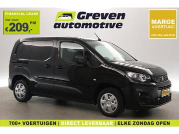 Peugeot Partner 1.5 BlueHDI Premium | Marge | Airco |, Euro 6, Zwart, Nieuw, Peugeot