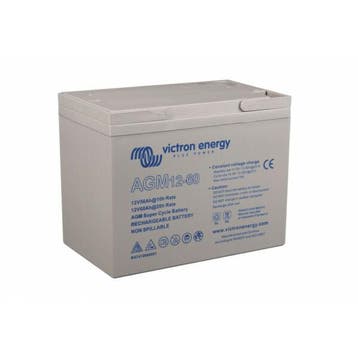 Victron AGM Super Cycle accu met schroefdraad 12V/60Ah (M5), Verzenden, Nieuw