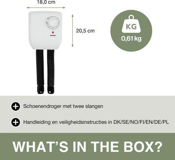 Schoenendroger - Schoenverfrisser - Schoendroger - 250W - Wi, Verzenden, Zo goed als nieuw