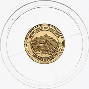 0,5 gram - Goud .999 - 10 Dollars Fiji 2011 - Mount Everest,