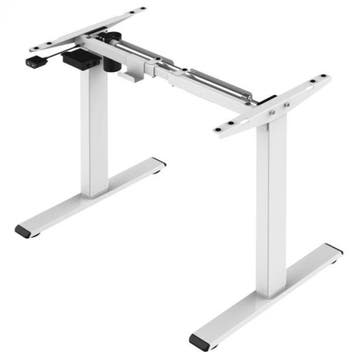 Hoogwaardig zit-sta bureau max 180 cm breed wit gepoedercoat, Ophalen of Verzenden, Nieuw