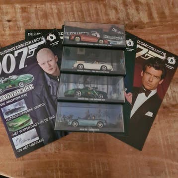 Atlas 1:43 - Modelauto (4) - James Bond 007 Collection:, Nieuw