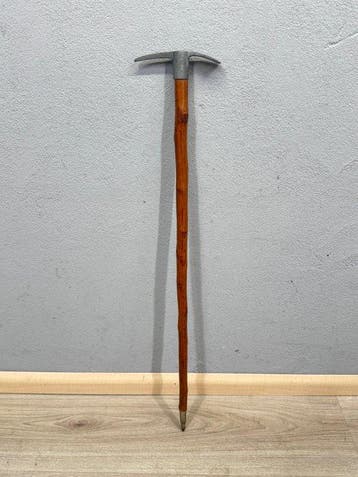 Wandelstok - Hout, Metaal - alpenstok / bergstok