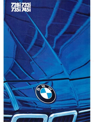 1984 BMW 7 SERIE BROCHURE NEDERLANDS, Nieuw, BMW, Author