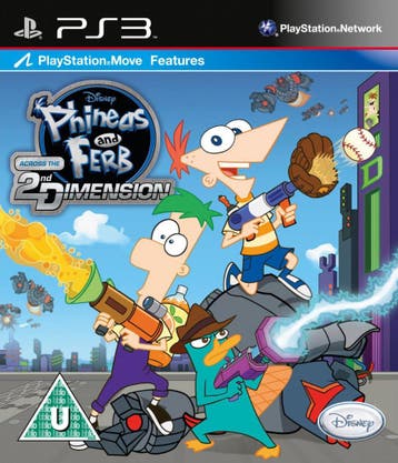 Playstation 3 Phineas and Ferb: Across the 2nd Dimension, Verzenden, Zo goed als nieuw
