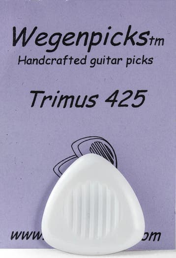 Wegen TR425 Trimus Plectrum - 4.25 mm - Wit - Set van 1, Muziek en Instrumenten, Ophalen of Verzenden, Nieuw, Elektrische gitaar