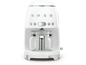 Smeg DCF02WHEU - Filterkoffiemachine - 10 koppen - Wit, Witgoed en Apparatuur, Verzenden, Zo goed als nieuw