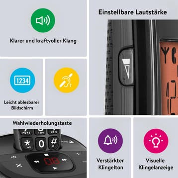 Doro PhoneEasy 105wr Duo draadloze telefoon met handset incl, Telecommunicatie, Verzenden, Zo goed als nieuw