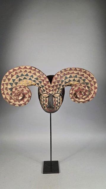 Houten masker Guelédé - Yoruba - Nigeria (Zonder