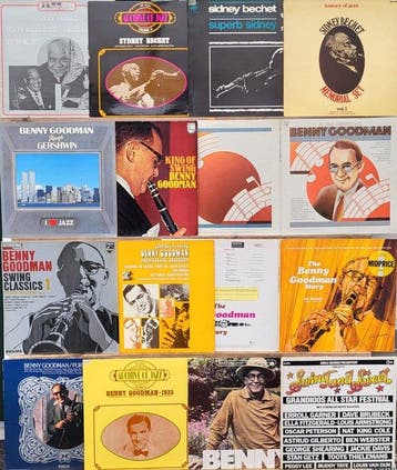 Benny Goodman, Sydney Bechet 17 Beautiful LPs all N.M. - LP, Nieuw in verpakking
