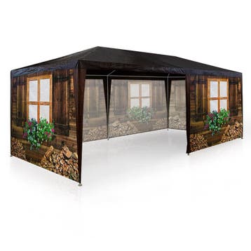 Partytent - Feesttent skihut alpenhut 3x6 mtr (3x6 meter), Tuin en Terras, Verzenden, Nieuw, 2 meter of meer, Partytent